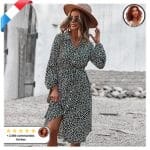 Robe Bohème à Imprimé Floral