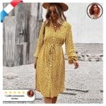 Robe Bohème à Imprimé Floral