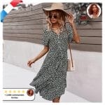 Robe Bohème à Imprimé Floral