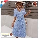 Robe Bohème à Imprimé Floral