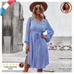 Robe Bohème à Imprimé Floral