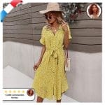 Robe Bohème à Imprimé Floral