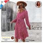 Robe Bohème à Imprimé Floral