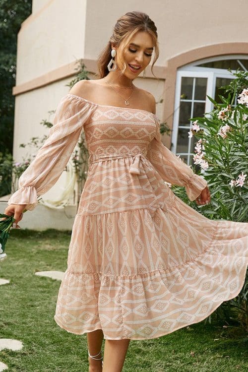 Robe Beige Mariage Champetre